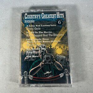 Countrys Greatest Hits Volume 6 Audio Cassette Superstars 1991 Priority Records